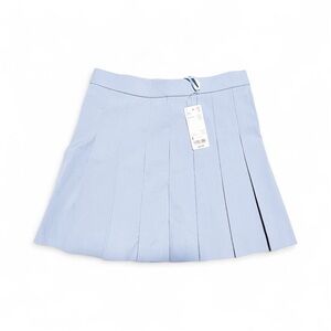 Uniqlo Pleated Mini Skirt in Light Blue (NWT)